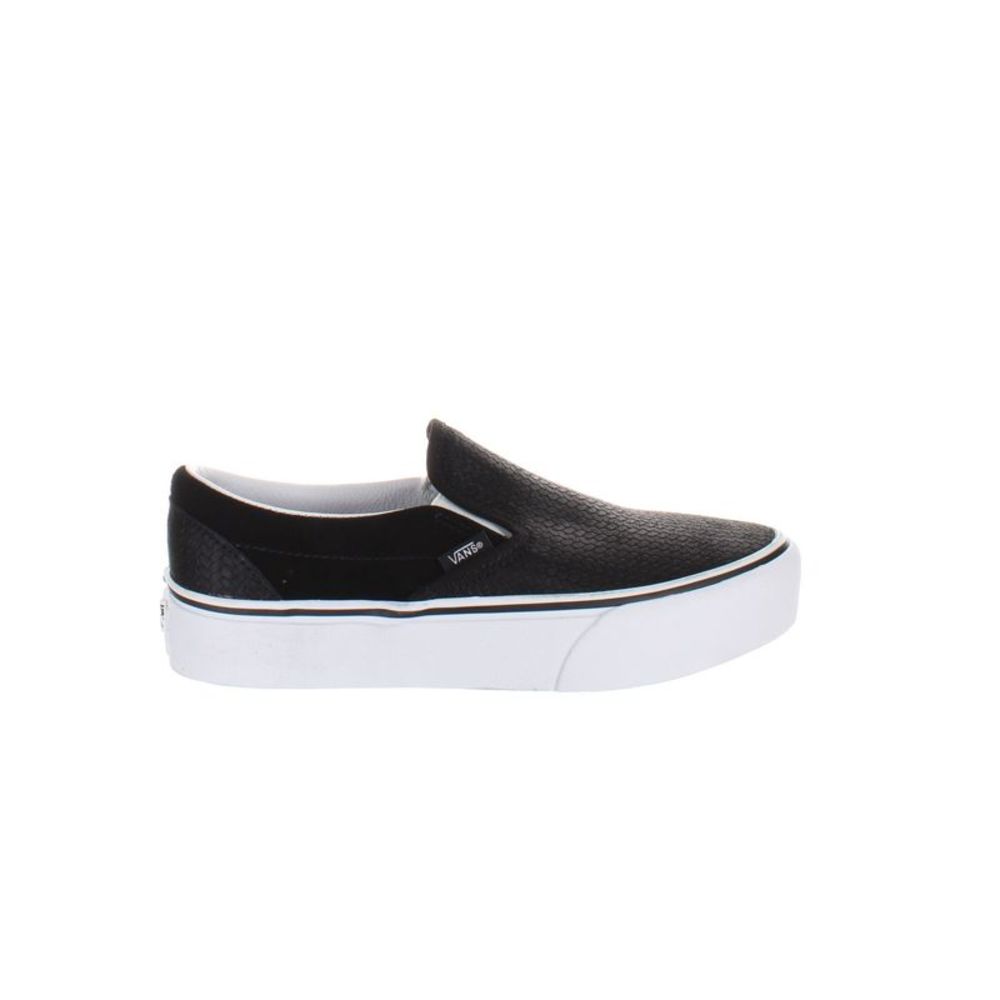 Vans Womens Classic Black Skateboarding Shoes Size 8.5 Medium (B, M) Platform